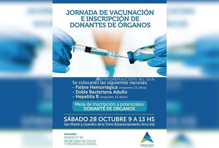 Imagen de Jornada de Vacunación e Inscripción de Donantes de Órganos