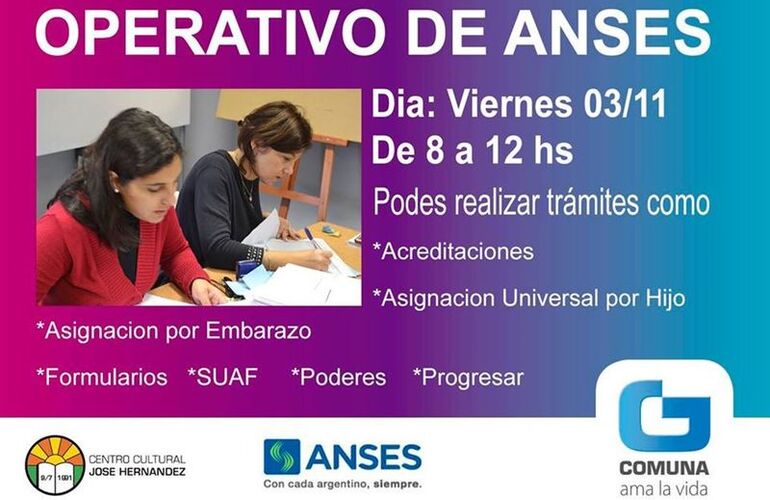 Imagen de Operativo de ANSES en General Lagos