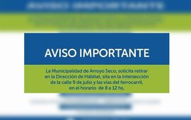 Imagen de Comunicado de la Dirección de Hábitat de la Municipalidad