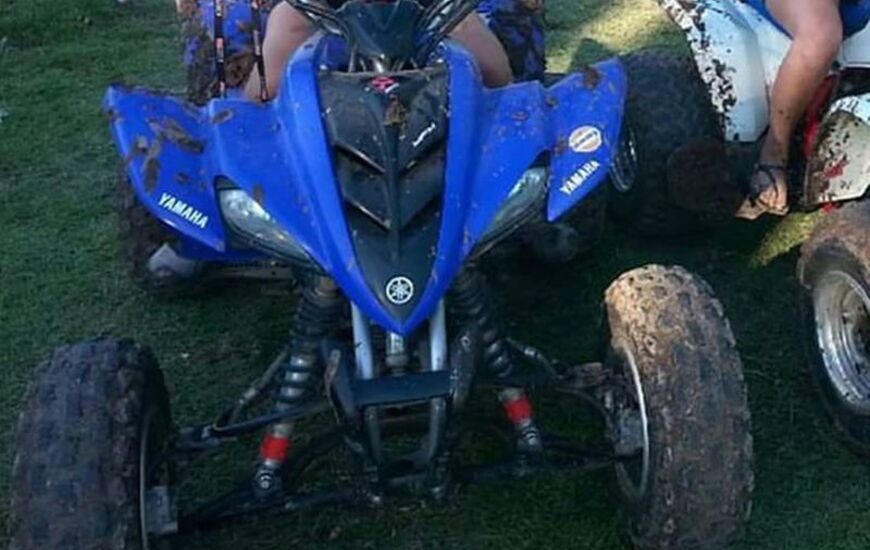 El cuatriciclo. El rodado que Mariani denunci&oacute; como robado.