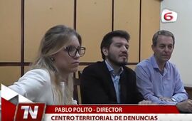 En el Concejo. La reunión de esta mañana tuvo lugar en el edificio del Concejo Deliberante. Foto: captura de pantalla video.