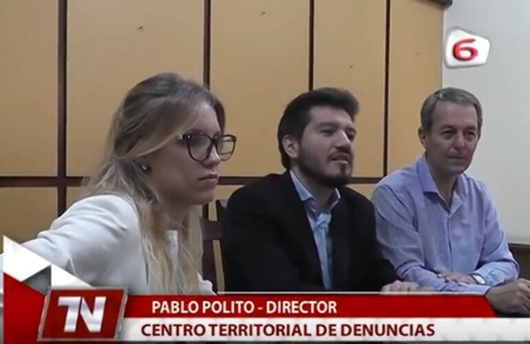 En el Concejo. La reunión de esta mañana tuvo lugar en el edificio del Concejo Deliberante. Foto: captura de pantalla video.