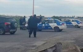 El camino de ingreso a Cargill en Alvear, lugar del ataque. Foto: Rosario3.com