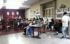 Operativo anterior. La semana pasada tambi&eacute;n estuvo personal de la ANSES atendiendo en la sala de sesiones del HCM.