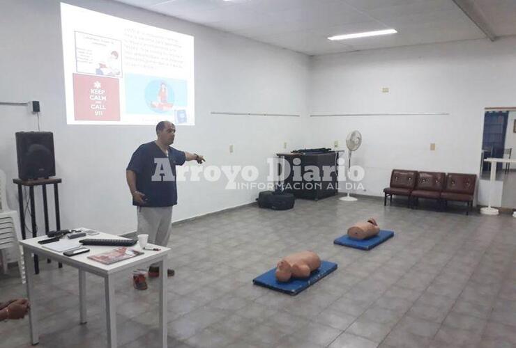 Instructor. Leandro Noya fue el encargado del dictado de la capacitación.