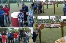 Las imágenes. Algunas de las fotos tomadas durante el acto de este miércoles. Fotos: Gentileza Nicolás Trabaina.