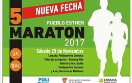 Imagen de Maratón Pueblo Esther 2017, nueva fecha, abierta la inscripción.
