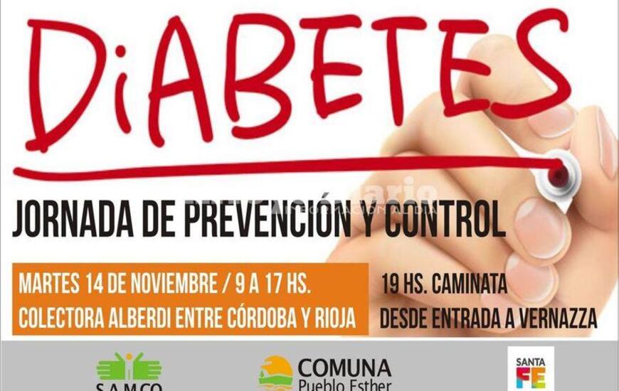 Imagen de Pueblo Esther: Jornada de promoci&oacute;n y prevenci&oacute;n por el D&iacute;a Mundial de la Diabetes.