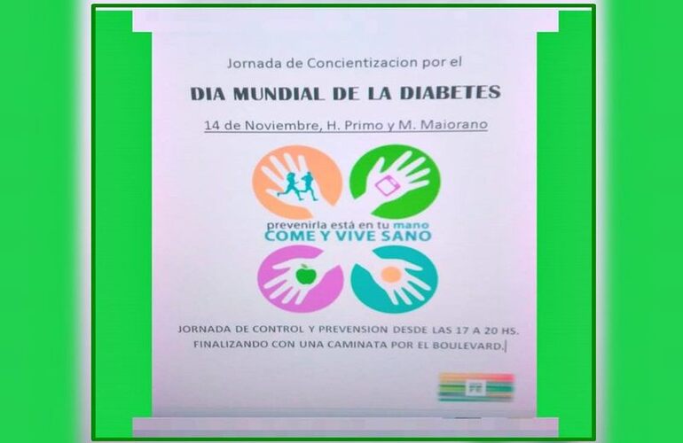 Imagen de Arroyo Seco: Actividades por el D&iacute;a Internacional de la Diabetes