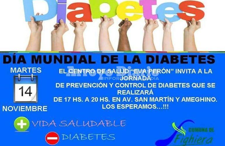 Imagen de Fighiera se suma al Día Mundial de la Diabetes con actividad especial