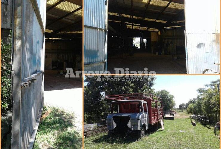 El lugar. Las imágenes fueron tomadas en la mañana de hoy. Fotos: Gentileza Nicolás Trabaina