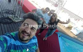 No pod&iacute;a faltar la selfie!. El equipo organizador a pleno en la previa del inicio del evento esta noche a partir de las 20:30 horas.
