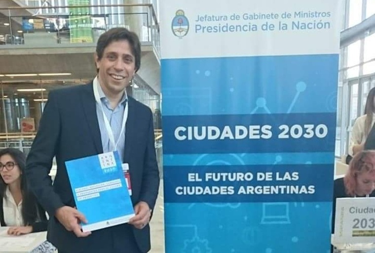 Imagen de Stangoni participó del encuentro Ciudades 2030