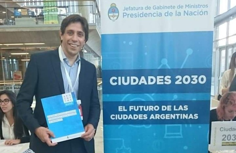 Imagen de Stangoni participó del encuentro Ciudades 2030