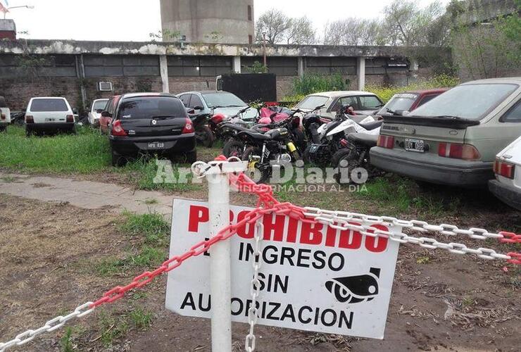 Imagen de Robaron otra moto del corralón