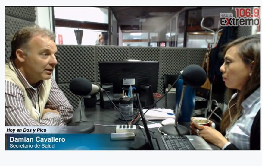 En la radio. El Dr. Cavallero estuvo este viernes en "Dos & Pico"