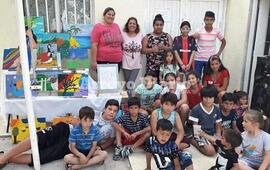 Imagen de Grandes pequeños artistas, autores de la Muestra La Cultura es la Sonrisa