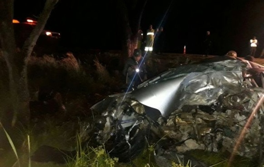 Imagen de Muri&oacute; una mujer que choc&oacute; contra un &aacute;rbol en la ruta