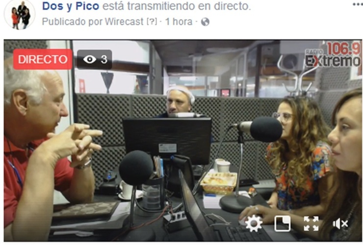 Imagen de Emisión EN VIVO de Dos & Pico por Radio Extremo 106.9