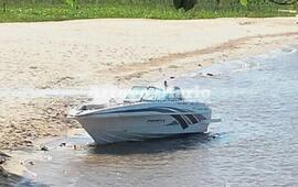 La lancha en la que se movía Matías Messi quedó ahora a reguardo de Prefectura Villa Constitución por orden del fiscal.