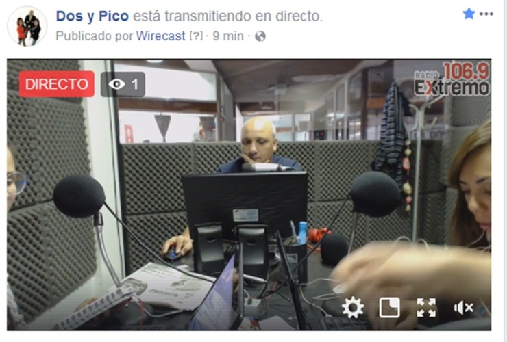 Imagen de Emisión EN VIVO de Dos & Pico por Radio Extremo 106.9