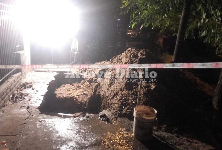 Imagen de Rotura de caño de agua afecta el servicio en toda la ciudad