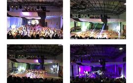 Gran evento. El espect&aacute;culo deslumbr&oacute; a todos los asistentes.