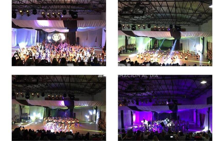 Gran evento. El espect&aacute;culo deslumbr&oacute; a todos los asistentes.