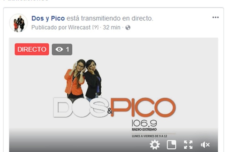 Imagen de El programa de hoy, Dos & Pico por Radio Extremo 106.9