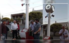 Imagen de Se reinaugur&oacute; el reloj y se record&oacute; a Pablo Vincenti con emotivo acto