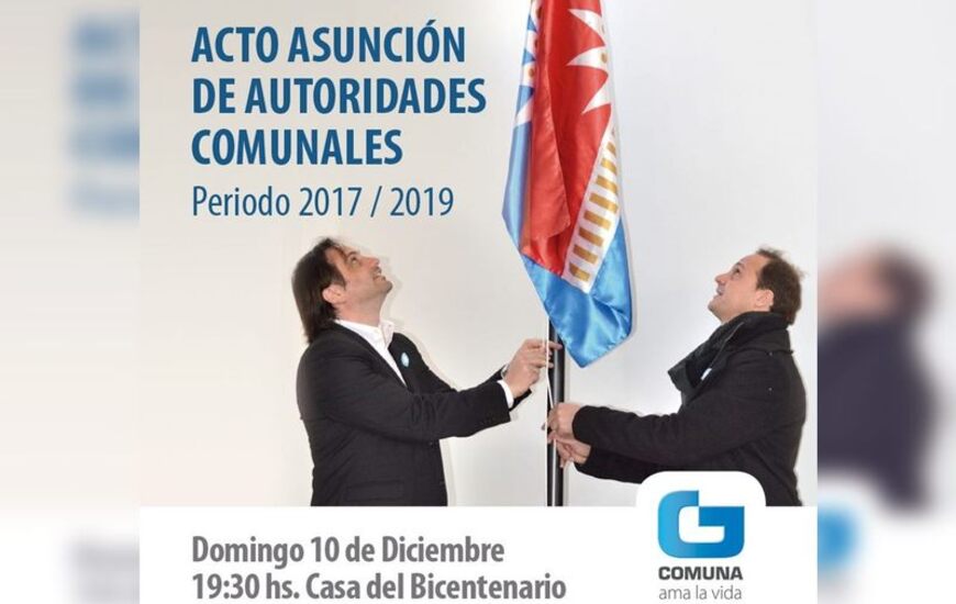 Imagen de Invitaci&oacute;n acto asunci&oacute;n de autoridades