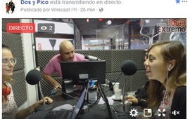 Imagen de Emisión EN VIVO de Dos & Pico por Radio Extremo 106.9