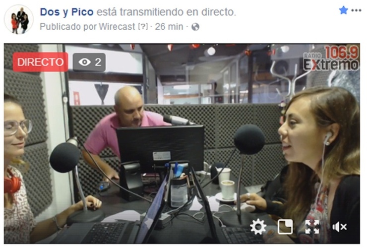 Imagen de Emisión EN VIVO de Dos & Pico por Radio Extremo 106.9