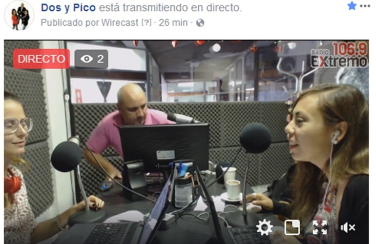 Imagen de Emisión EN VIVO de Dos & Pico por Radio Extremo 106.9