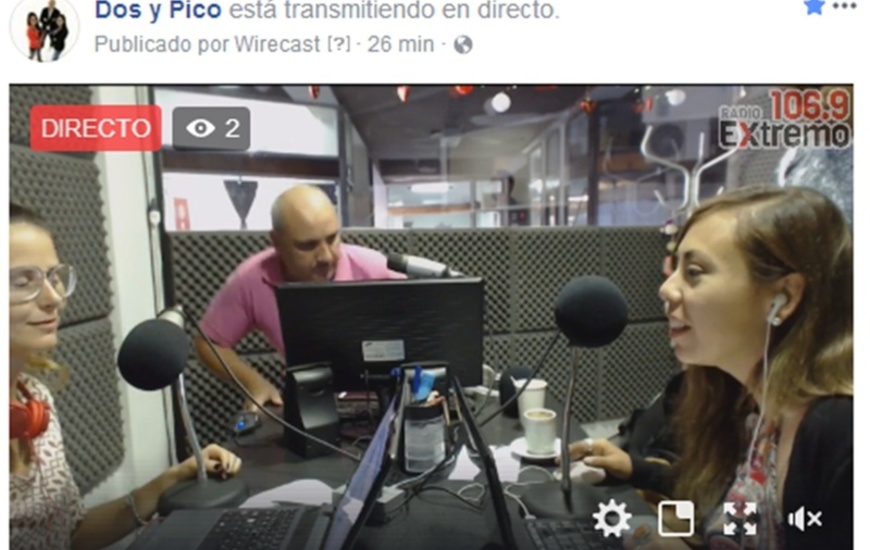 Imagen de Emisión EN VIVO de Dos & Pico por Radio Extremo 106.9