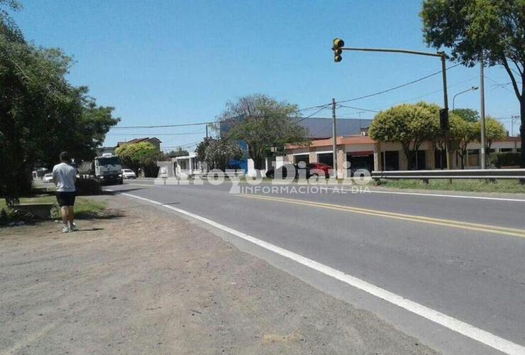 El lugar. La zona de Ruta 21 y Sargento Cabral. Foto: Nicolás Trabaina