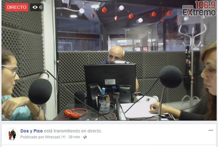 Imagen de Emisión EN VIVO de Dos & Pico por Radio Extremo 106.9