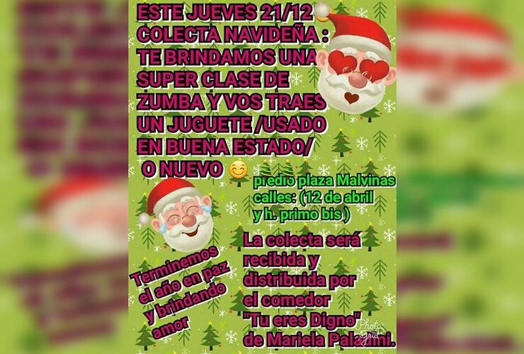 Imagen de Colecta de juguetes en vísperas de la Navidad