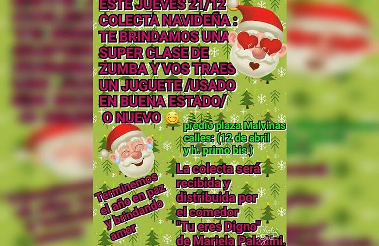 Imagen de Colecta de juguetes en vísperas de la Navidad