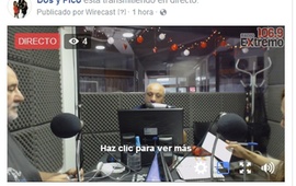 Imagen de Emisión EN VIVO de Dos & Pico por Radio Extremo 106.9