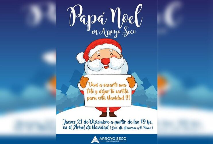 Imagen de Pap&aacute; Noel en Arroyo Seco