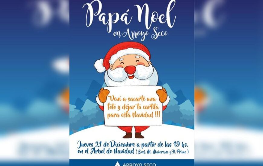Imagen de Pap&aacute; Noel en Arroyo Seco