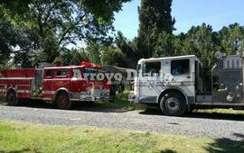 Imagen de Incendio de vivienda con pérdidas totales
