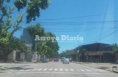 San Martín y 9 de Julio. Desde esta intersección ya no se podrá avanzar por lo que permanecerá interrumpido el tránsito y, por ende, habrá desvíos.