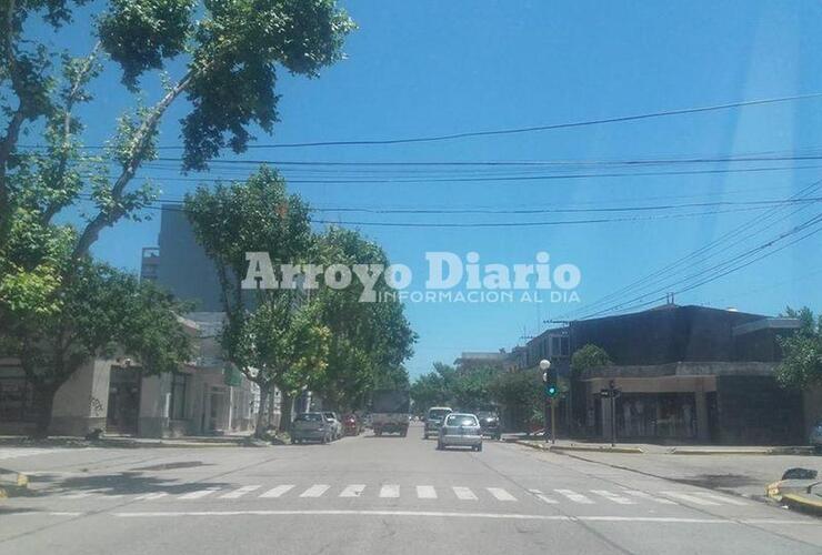 San Martín y 9 de Julio. Desde esta intersección ya no se podrá avanzar por lo que permanecerá interrumpido el tránsito y, por ende, habrá desvíos.