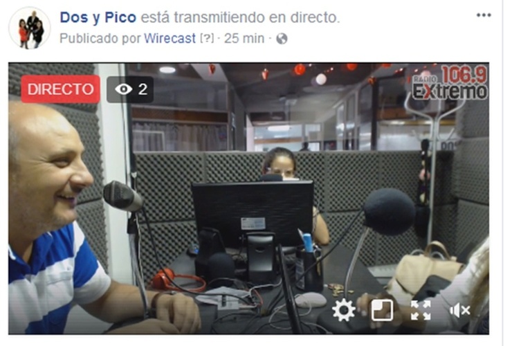 Imagen de Emisión EN VIVO de Dos & Pico por Radio Extremo 106.9