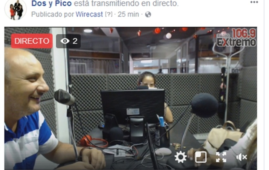 Imagen de Emisión EN VIVO de Dos & Pico por Radio Extremo 106.9
