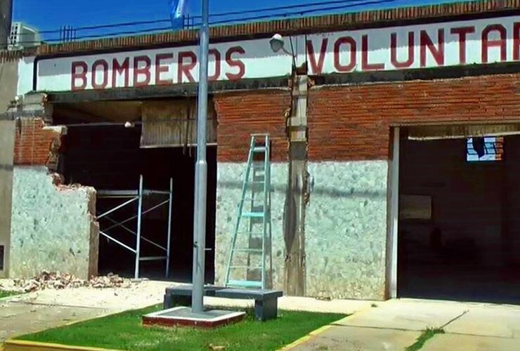 Imagen de Refacciones edilicias en el cuartel de Bomberos Voluntarios