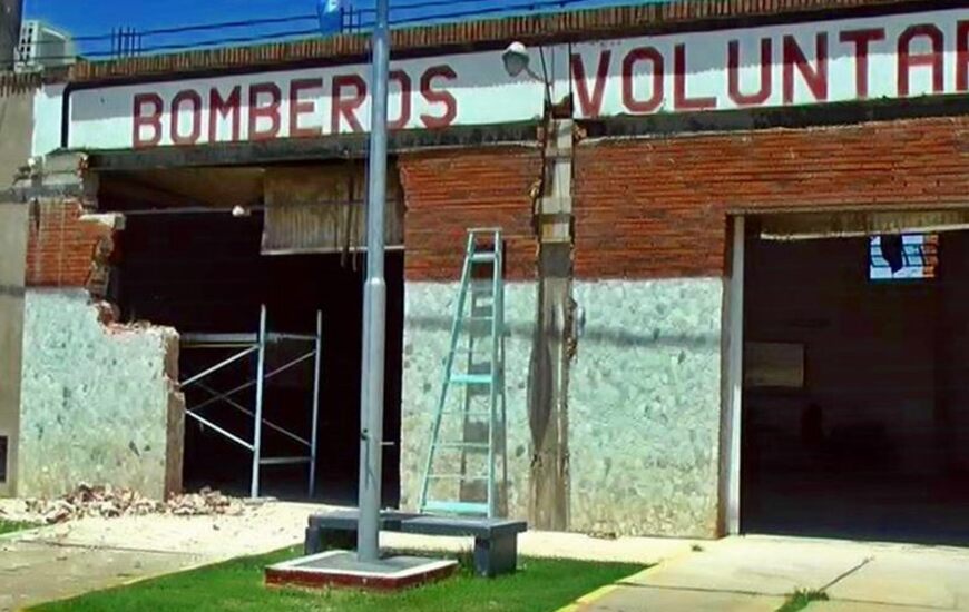 Imagen de Refacciones edilicias en el cuartel de Bomberos Voluntarios