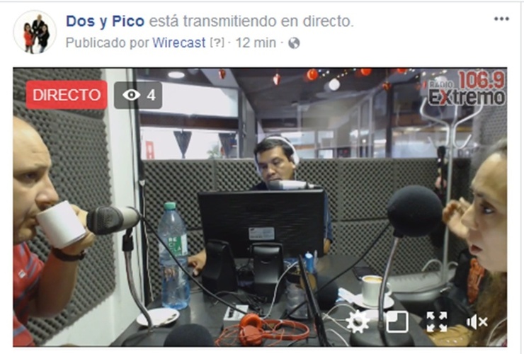 Imagen de Emisión EN VIVO de Dos & Pico por Radio Extremo 106.9